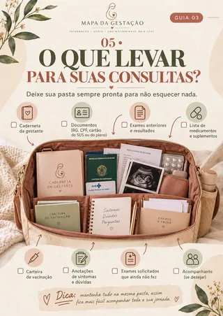 O que levar para as consultas?